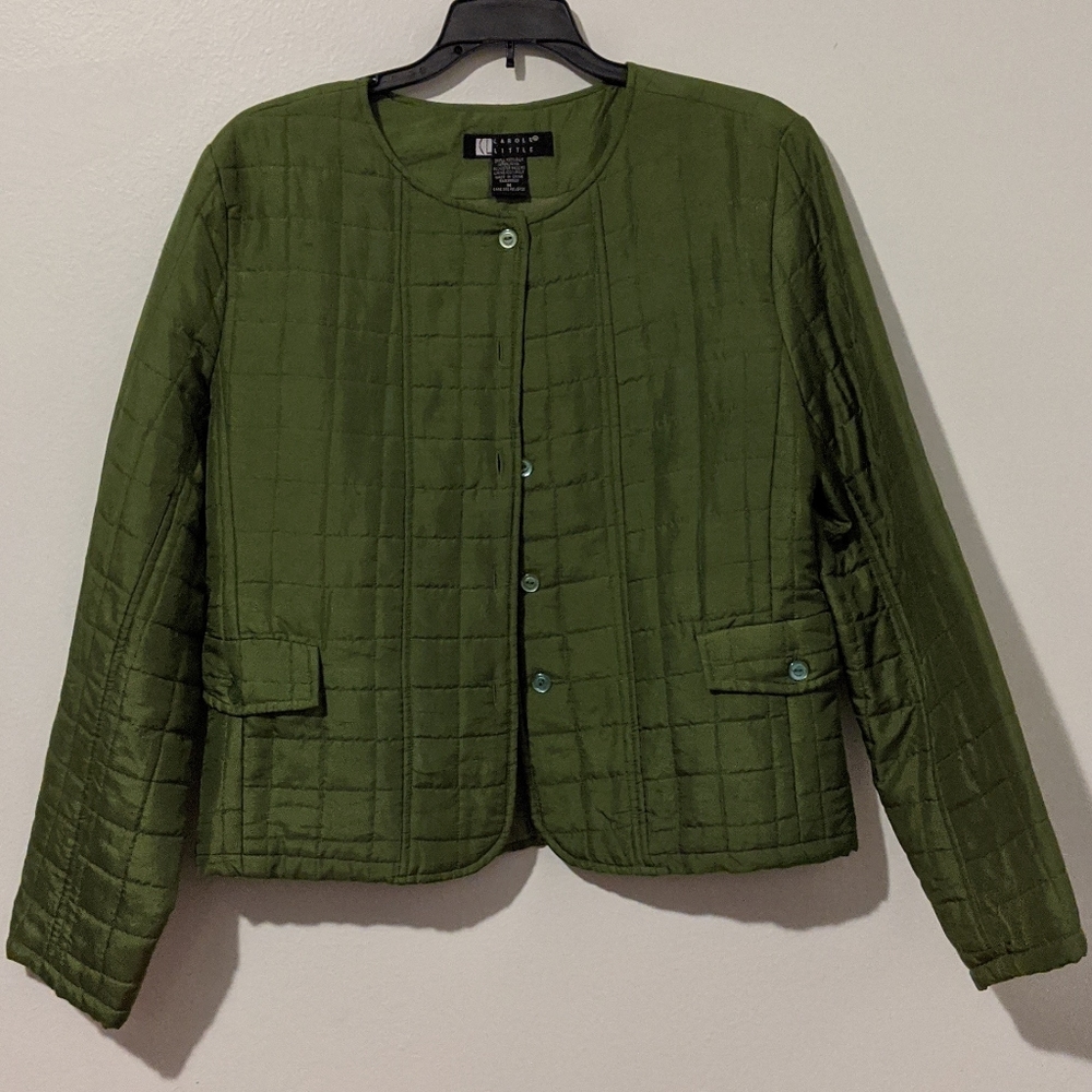 100% Silk Shell Carole Little Jacket